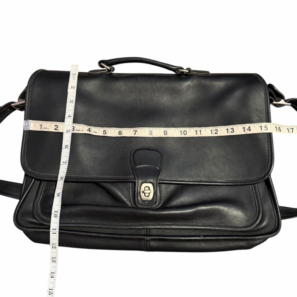 Vintage Coach Metropolitan Leather Briefcase Messenger Crossbody Bag Model 5180. - Picture 2 of 11